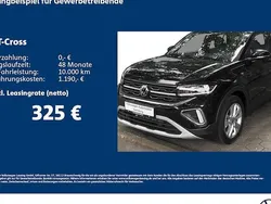 Schwarz Neu 2025 VW T-Cross Life SUV | 34.310 € (Teuer)