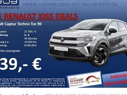 Perlmuttweiß (weiß) Neu 2025 Renault Captur Techno SUV | 29.090 € (Teuer)