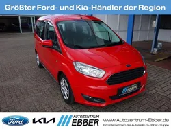 Rot Gebraucht 2016 Ford Tourneo Courier Trend Van / Kleinbus | 10.978 € (Etwas zu teuer)