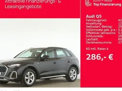 Schwarz Gebraucht 2023 Audi Q5 S-Line SUV | 41.949 € (Superpreis)