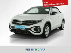 Pure white schwarz Gebraucht 2024 VW T-Roc Cabriolet R-line Cabrio | 33.440 € (Guter Preis)