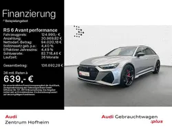 Silber Gebraucht 2025 Audi RS6 Performance Kombi | 123.980 €