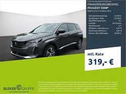 Grau Gebraucht 2023 Peugeot 5008 Allure Van / Kleinbus | 26.990 € (Guter Preis)