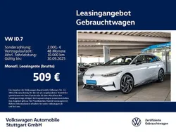 Gletscherweiß metallic Gebraucht 2024 VW ID.7 Pro Limousine | 48.330 € (Etwas zu teuer)