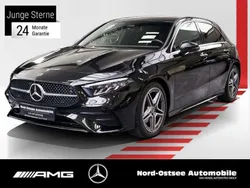 Metalliclack kosmosschwarz Gebraucht 2023 Mercedes A180 AMG Limousine | 31.990 € (Fairer Preis)