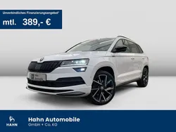 Moonweiss metallic Gebraucht 2022 Skoda Karoq SportLine SUV | 29.930 € (Teuer)