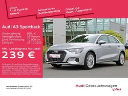 Silber Gebraucht 2024 Audi A3 Advanced Plus Limousine | 27.980 € (Guter Preis)