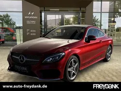 Rot Gebraucht 2017 Mercedes C250 AMG line Coupé | 27.499 € (Fairer Preis)