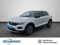 White silver metallic schwarz (metallic) Gebraucht 2021 VW T-Roc Style SUV | 20.990 € (Guter Preis)