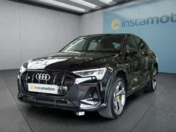 Schwarz Gebraucht 2022 Audi e-tron SUV | 54.199 € (Teuer)