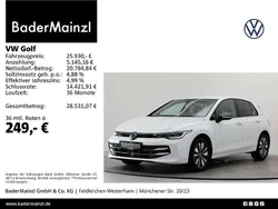Pure white Gebraucht 2025 VW Golf VIII Goal Limousine | 25.930 € (Superpreis)