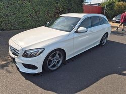 Weiß Gebraucht 2014 Mercedes C200 AMG line Kombi | 17.000 € (Fairer Preis)