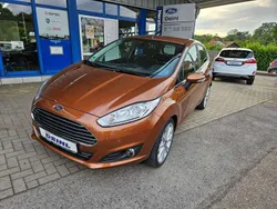 Braunmetallic Gebraucht 2015 Ford Fiesta Titanium Kleinwagen | 10.600 € (Fairer Preis)