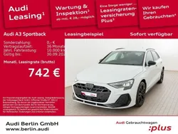 Gletscherweiß metallic Gebraucht 2025 Audi A3 Sportback e-tron S-Line Limousine | 52.300 € (Guter Preis)