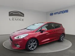 Ruby rot metallic Gebraucht 2018 Ford Fiesta ST-Line Kleinwagen | 10.790 € (Guter Preis)