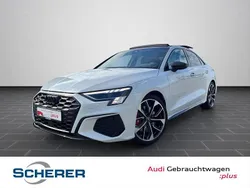 Gletscherweiß metallic (metallic) Gebraucht 2021 Audi S3 Ambiente Limousine | 41.590 € (Etwas zu teuer)
