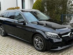 Schwarz Gebraucht 2019 Mercedes C300 AMG line Kombi | 25.500 € (Superpreis)
