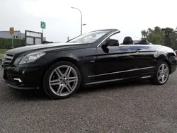 Obsidianschwarz metalliclack Gebraucht 2012 Mercedes E200 AMG line Cabrio | 14.600 € (Fairer Preis)