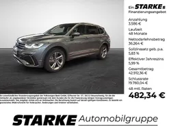 Grau (platinum grey metallic) Gebraucht 2022 VW Tiguan Allspace R-line SUV | 39.850 € (Fairer Preis)