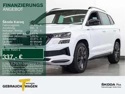 Weiß Gebraucht 2023 Skoda Karoq SportLine SUV | 28.490 € (Fairer Preis)