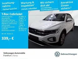 Weiß Gebraucht 2024 VW T-Roc Cabriolet Style Cabrio | 26.480 € (Superpreis)