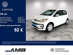 Weiß Gebraucht 2021 VW up! Kleinwagen | 11.470 € (Fairer Preis)