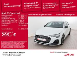 Gletscherweiß metallic Gebraucht 2024 Audi S3 Ambiente Limousine | 47.900 € (Fairer Preis)