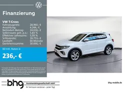 Pure white Gebraucht 2024 VW T-Cross R-line SUV | 28.960 € (Etwas zu teuer)
