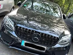 Schwarz Gebraucht 2017 Mercedes C180 AMG line Limousine | 17.000 € (Guter Preis)