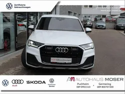 Gletscherweiß metallic Gebraucht 2021 Audi Q7 S-Line SUV | 55.920 € (Superpreis)