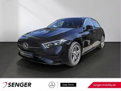 Lack kosmosschwarz Gebraucht 2024 Mercedes A250 AMG Limousine | 36.490 € (Etwas zu teuer)