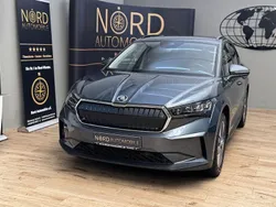 Quarzgrau metallic (metallic) Gebraucht 2021 Skoda Enyaq iV SUV | 23.989 € (Guter Preis)