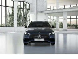 Blau Gebraucht 2024 Mercedes C220 AMG Limousine | 42.449 € (Fairer Preis)