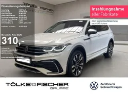 Pure white Gebraucht 2023 VW Tiguan Allspace R-line SUV | 40.579 € (Fairer Preis)