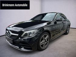 Schwarz Gebraucht 2020 Mercedes C180 AMG line Limousine | 23.950 € (Fairer Preis)