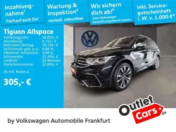 Deep black perleffekt Gebraucht 2022 VW Tiguan Allspace R-line SUV | 38.850 € (Etwas zu teuer)