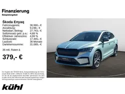 Arctic silber metallic Gebraucht 2021 Skoda Enyaq iV SportLine SUV | 36.690 € (Etwas zu teuer)