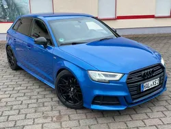 Blau Gebraucht 2017 Audi A3 Sportback Sport Limousine | 17.500 € (Fairer Preis)