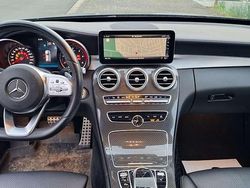 Schwarz Gebraucht 2018 Mercedes C220 AMG line Kombi | 25.900 € (Guter Preis)