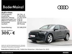Brillantschwarz Gebraucht 2022 Audi e-tron Advanced SUV | 28.730 € (Guter Preis)