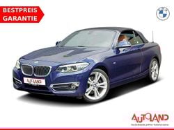 Mediteran blau metallic (metallic) Gebraucht 2018 BMW 220 Luxury Line Cabrio | 19.990 € (Guter Preis)
