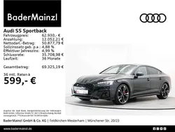 Mythosschwarz metallic Gebraucht 2024 Audi S5 Competition Limousine | 62.330 € (Fairer Preis)
