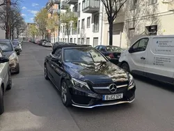 Schwarz Gebraucht 2017 Mercedes C220 AMG line Cabrio | 26.000 € (Guter Preis)