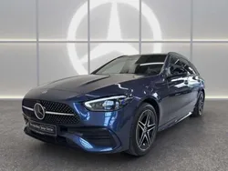 Sodalithblau metalliclack Gebraucht 2024 Mercedes C300e AMG Kombi | 51.360 € (Etwas zu teuer)