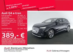Mythosschwarz metallic Gebraucht 2022 Audi Q4 e-tron Ambiente SUV | 30.489 € (Teuer)