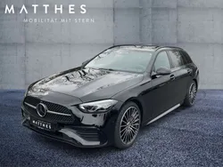 Schwarz Gebraucht 2024 Mercedes C220 AMG Kombi | 44.249 € (Fairer Preis)