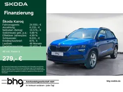 Blau Gebraucht 2022 Skoda Karoq Ambition SUV | 24.930 € (Fairer Preis)