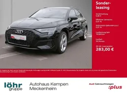 Mythosschwarz metallic Gebraucht 2024 Audi A3 Sportback Advanced Plus Limousine | 33.990 € (Fairer Preis)