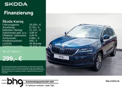 Blau Gebraucht 2022 Skoda Karoq Clever SUV | 26.930 € (Fairer Preis)