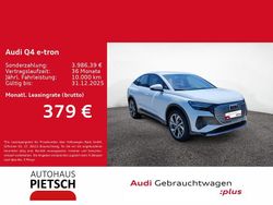 Gletscherweiß metallic Gebraucht 2024 Audi Q4 Sportback e-tron Advanced SUV | 44.450 € (Guter Preis)